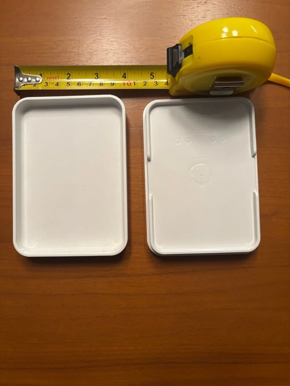 IKEA Two White Small Trinket Trays